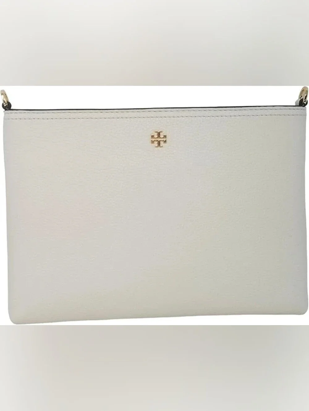 NWT Tory Burch Blake Swingpack Crossbody Clutch Leather Bag – Ivory/Off-White
